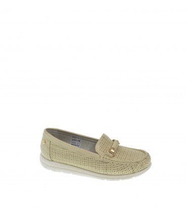 MOCASIN MUJER AMARPIES BEIGE
