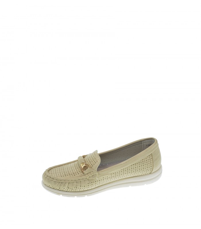 MOCASIN MUJER AMARPIES BEIGE
