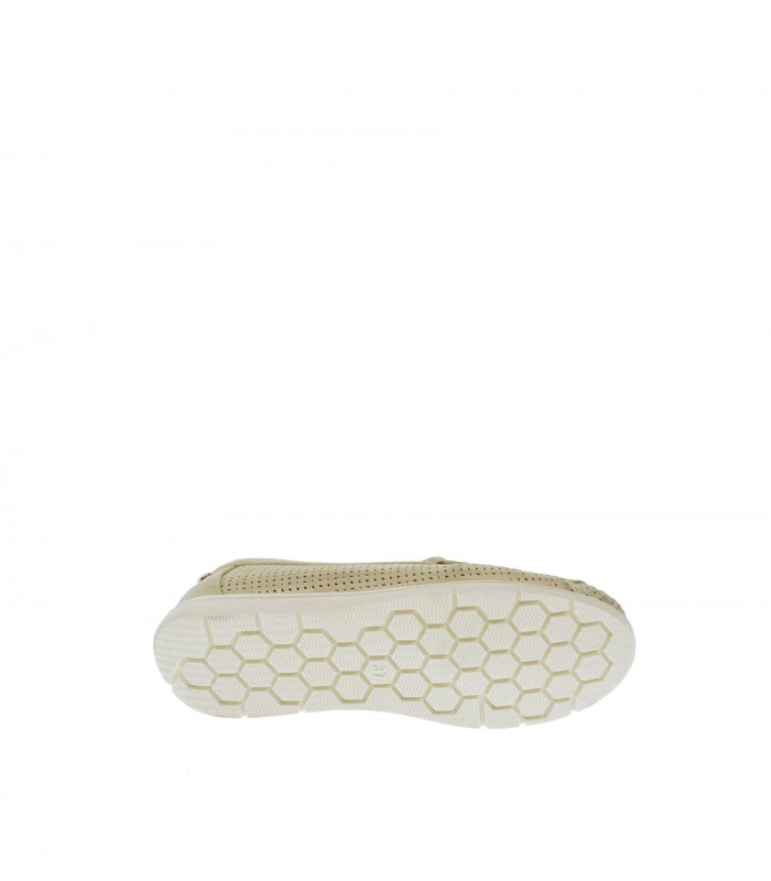 MOCASIN MUJER AMARPIES BEIGE