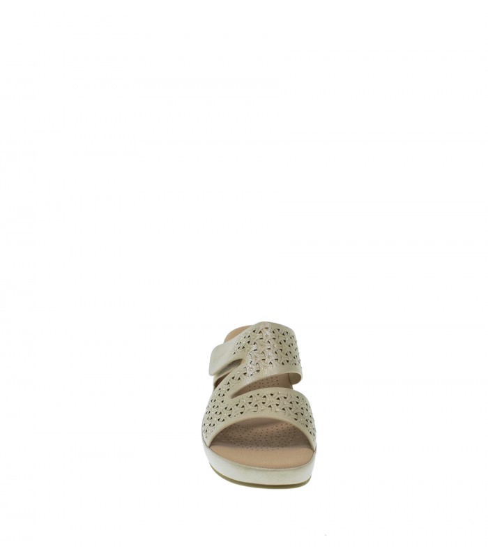 SANDALIA CUÑA AMARPIES BEIGE