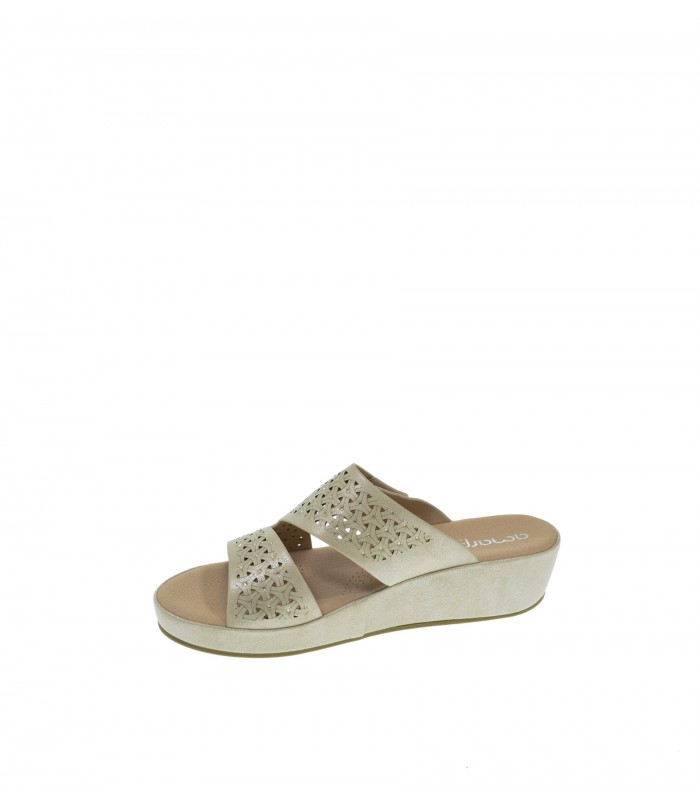 SANDALIA CUÑA AMARPIES BEIGE