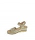 SANDALIA CUÑA AMARPIES BEIGE