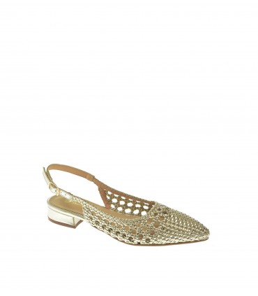 ZAPATO TACON DAVINIA ORO