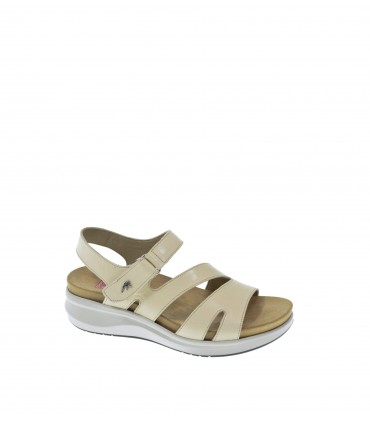 SANDALIA PLANA FLUCHOS BEIGE