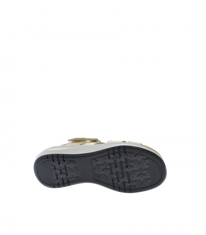 SANDALIA PLANA FLUCHOS BEIGE