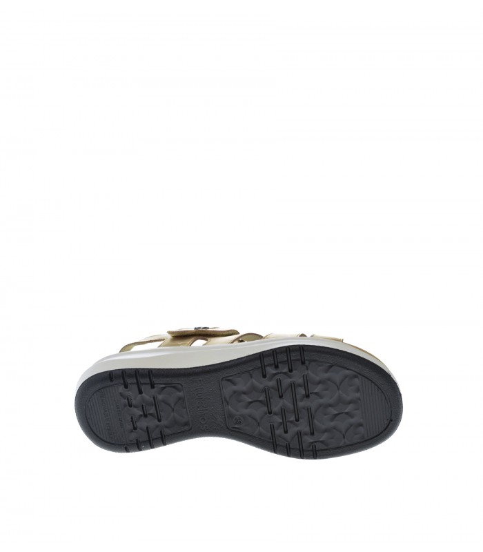 SANDALIA PLANA FLUCHOS PLATINO