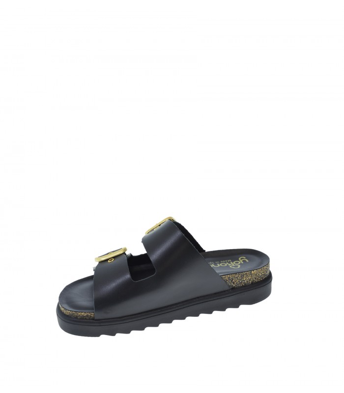 SANDALIA PLANA YOKONO NEGRO