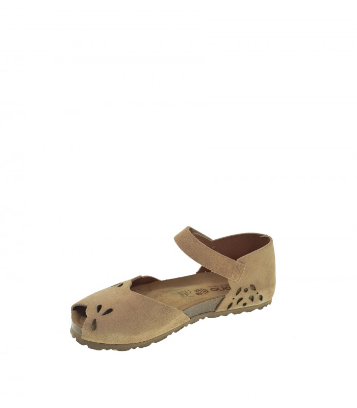 SANDALIA PLANA YOKONO MARRON