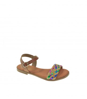 SANDALIA PLANA DUENDY MULTI