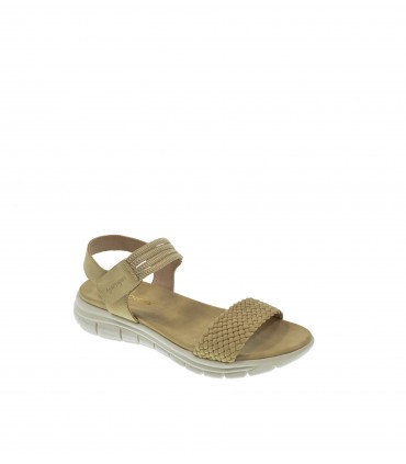 SANDALIA PLANA AMARPIES BEIGE