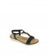 SANDALIA PLANA AMARPIES NEGRO