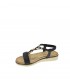 SANDALIA PLANA AMARPIES NEGRO