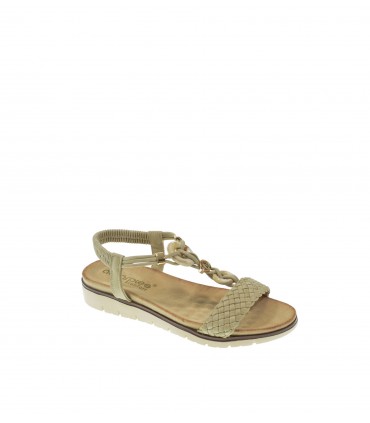 SANDALIA PLANA AMARPIES BEIGE