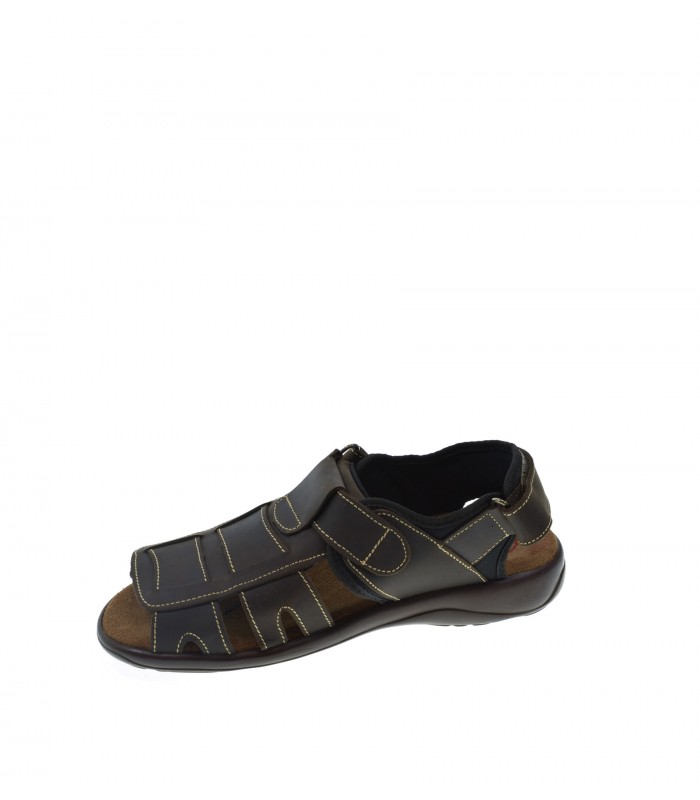 SANDALIA HOMBRE DUENDY MARRON