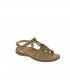SANDALIA PLANA FOXY UP BRONCE