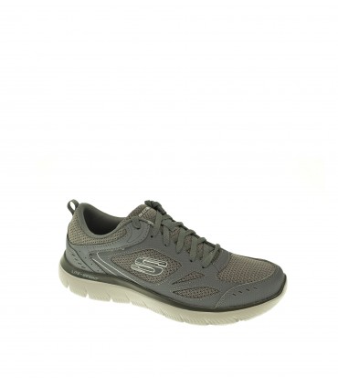 DEPORTIVO SR  SKECHERS GRIS OSC