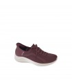 DEPORTIVO MUJER SKECHERS BURDEOS