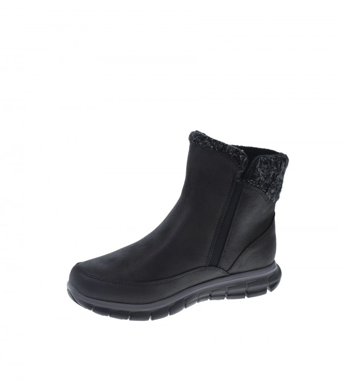 BOTIN MUJER SKECHERS NEGRO