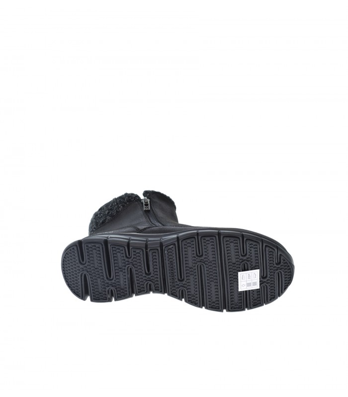 BOTIN MUJER SKECHERS NEGRO