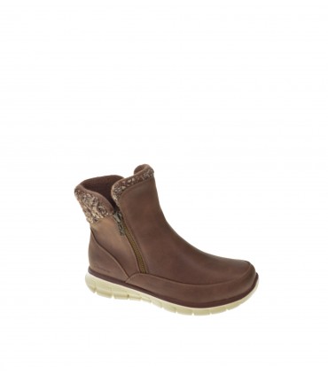 BOTIN MUJER SKECHERS MARRON