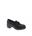 ZAPATO TACON FLUCHOS NEGRO