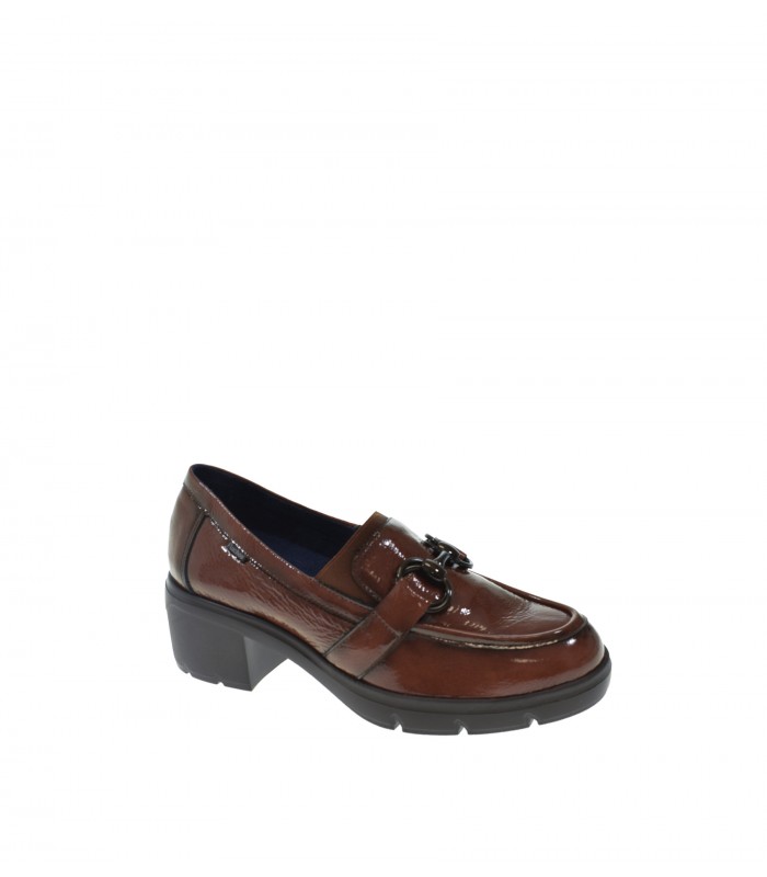ZAPATO TACON FLUCHOS CUERO