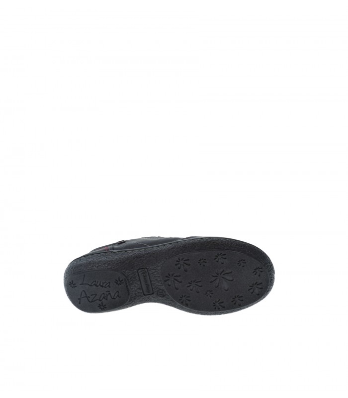 ZAPATO PLANO LAURA AZANA NEGRO