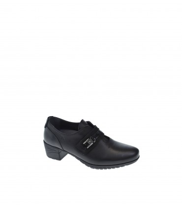 ZAPATO TACON FLUCHOS NEGRO