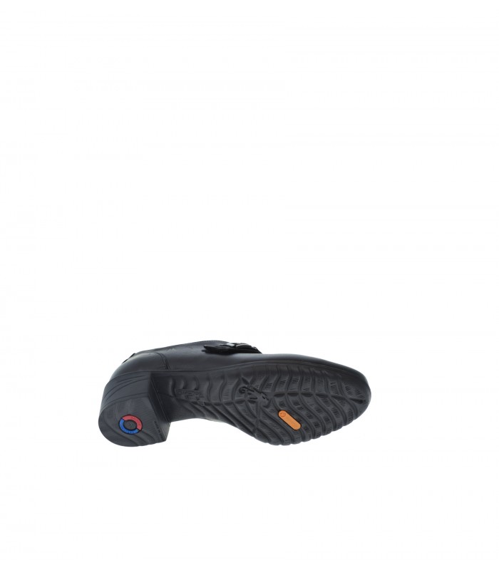 ZAPATO TACON FLUCHOS NEGRO