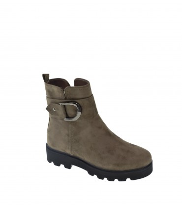 BOTIN MUJER AMARPIES TAUPE