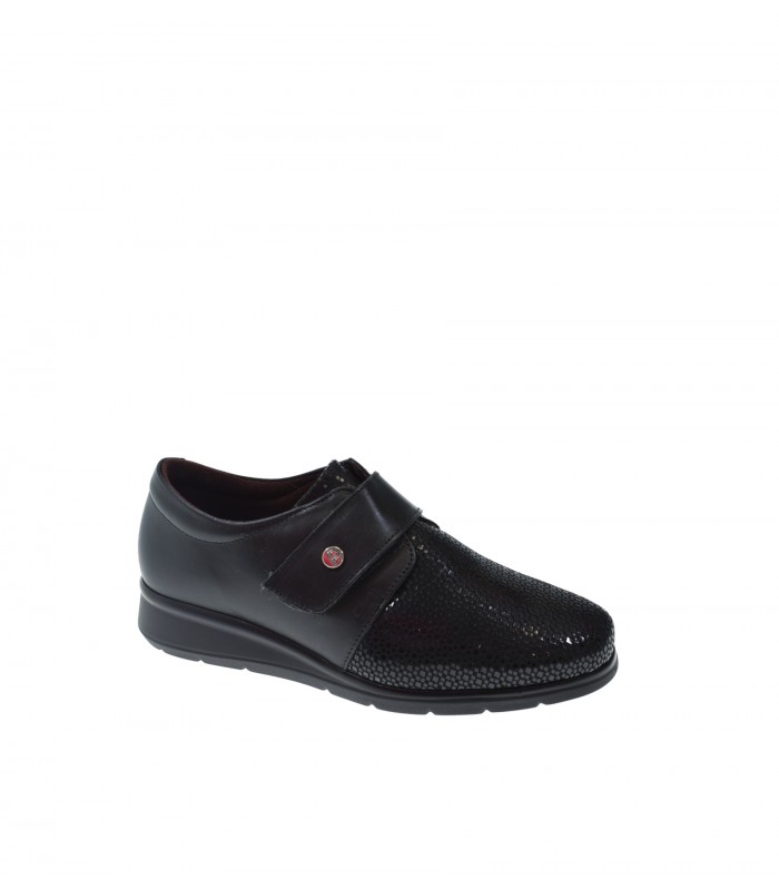 ZAPATO PLANO PITILLOS NEGRO