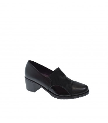 ZAPATO TACON PITILLOS NEGRO