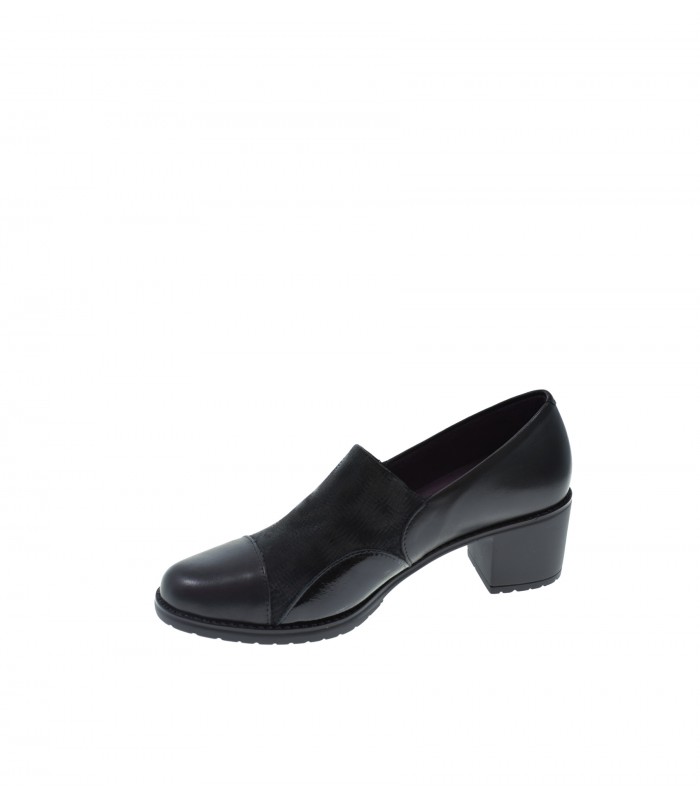 ZAPATO TACON PITILLOS NEGRO