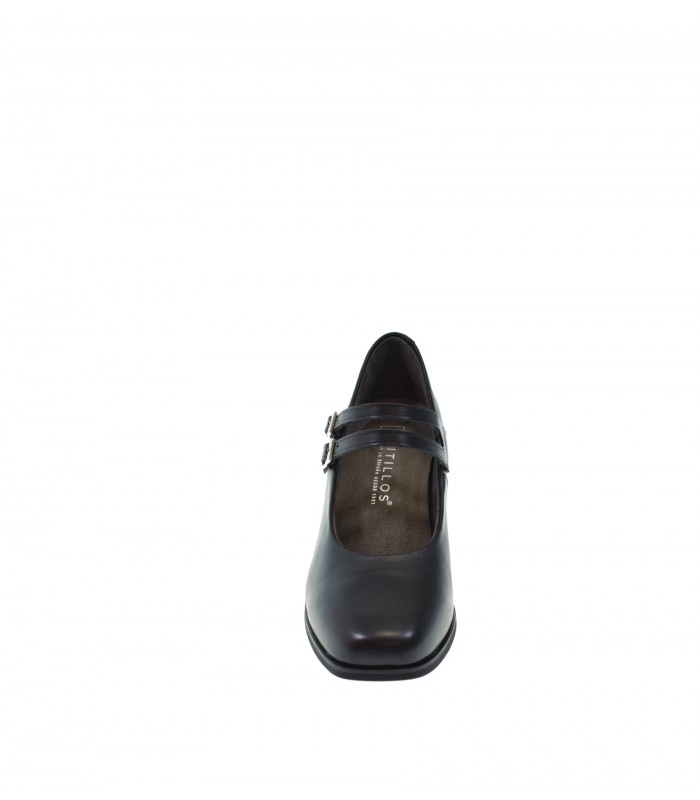 ZAPATO TACON PITILLOS NEGRO