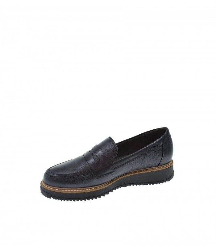 ZAPATO PLANO PITILLOS NEGRO