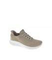DEPORTIVO MUJER SKECHERS TAUPE