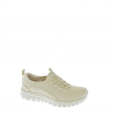 DEPORTIVO MUJER SKECHERS BEIGE
