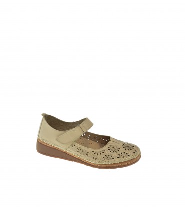 ZAPATO CUÑA 48 HORAS BEIGE