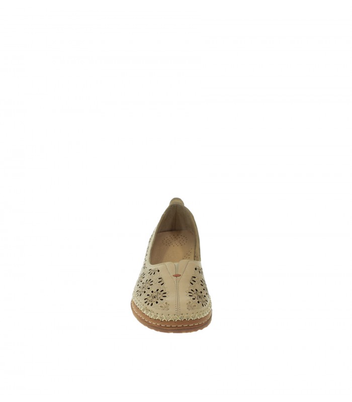 ZAPATO CUÑA 48 HORAS BEIGE
