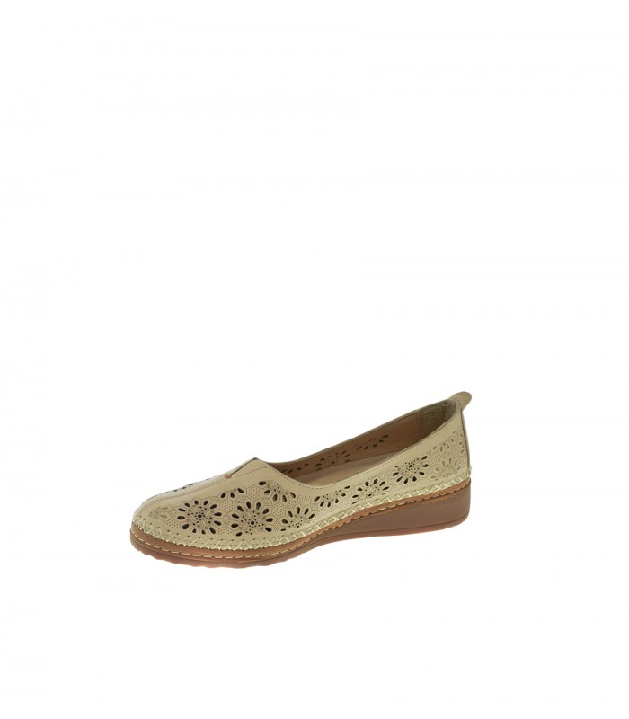 ZAPATO CUÑA 48 HORAS BEIGE