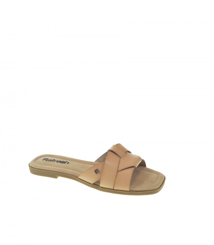 SANDALIA PLANA REFRESH BEIGE