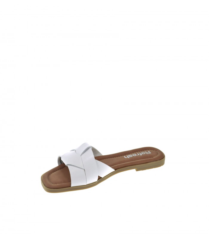SANDALIA PLANA REFRESH BLANCO