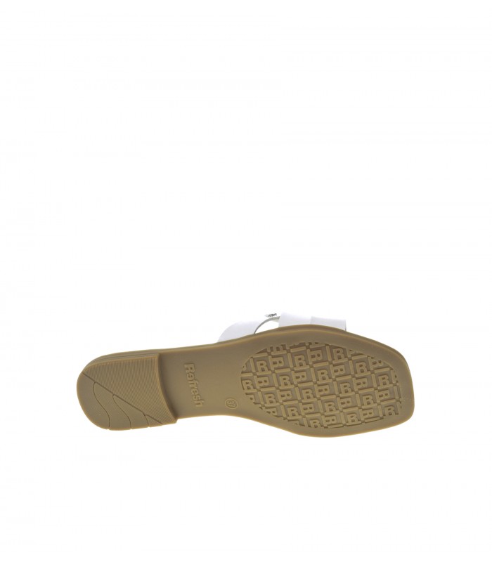 SANDALIA PLANA REFRESH BLANCO