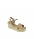 SANDALIA CUÑA REFRESH BEIGE