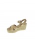 SANDALIA CUÑA REFRESH BEIGE