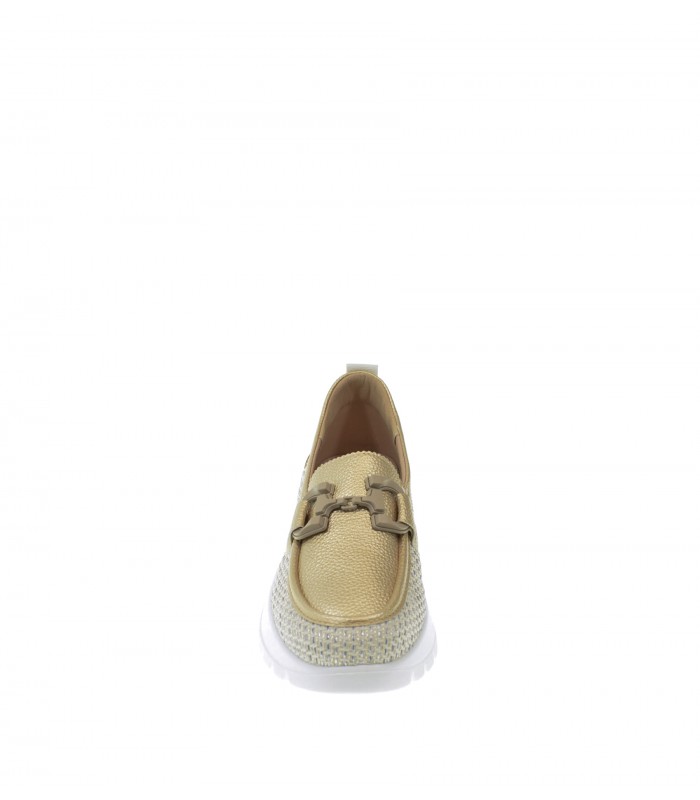 MOCASIN MUJER MYSOFT PLATINO