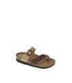 SANDALIA PLANA INTER-BIOS MARRON