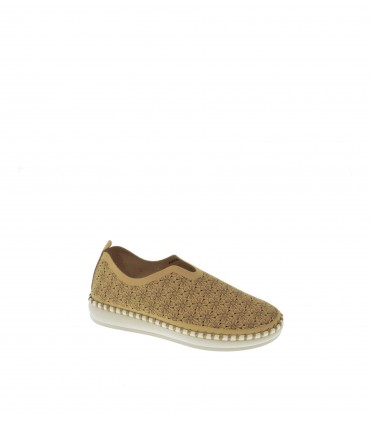 ZAPATO PLANO AMARPIES CAMEL
