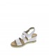 SANDALIA CUÑA FLUCHOS BLANCO