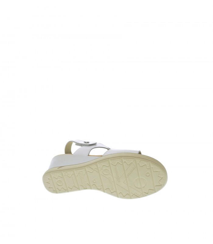 SANDALIA CUÑA FLUCHOS BLANCO